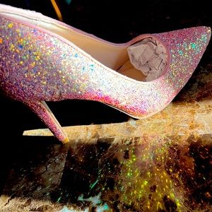 Qupid Glitter Heels